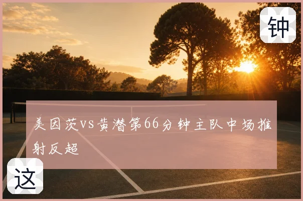 美因茨vs黄潜第66分钟主队中场推射反超